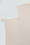 BASERANGE sleeveless dress DRSHS-RIB-SP24 undyed